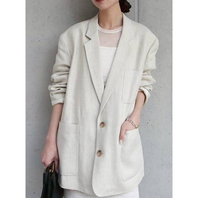 TODAYFUL トゥデイフル Boyfriend Linen Jacket☆ 26春夏 12610107
