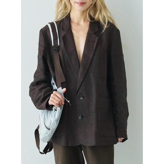 TODAYFUL (PT5倍~10/18)TODAYFUL トゥデイフル Boyfriend Linen Jacket