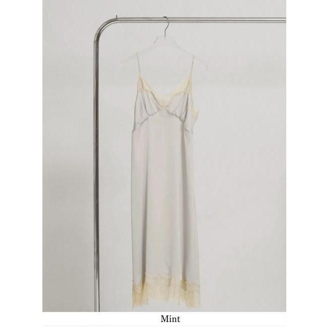 TODAYFUL / トゥデイフル Satin Lace Dress☆ 26秋冬 12610317 マキシ