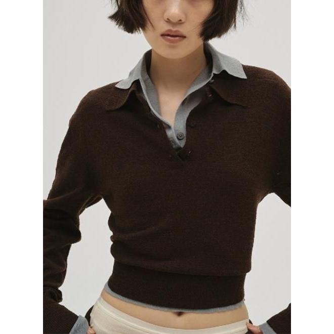 新品未使用タグ付き TODAYFUL Layered Polo Knit TODAYFUL / トゥデイフル Layered Polo Knit☆ 26春夏 12610508