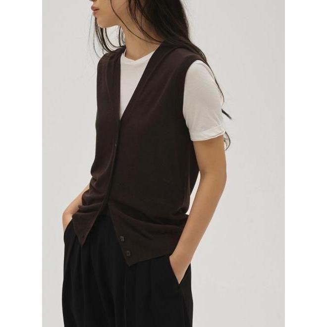 TODAYFUL トゥデイフル Tencelsilk Knit Vest☆ 26春夏予約 12610517