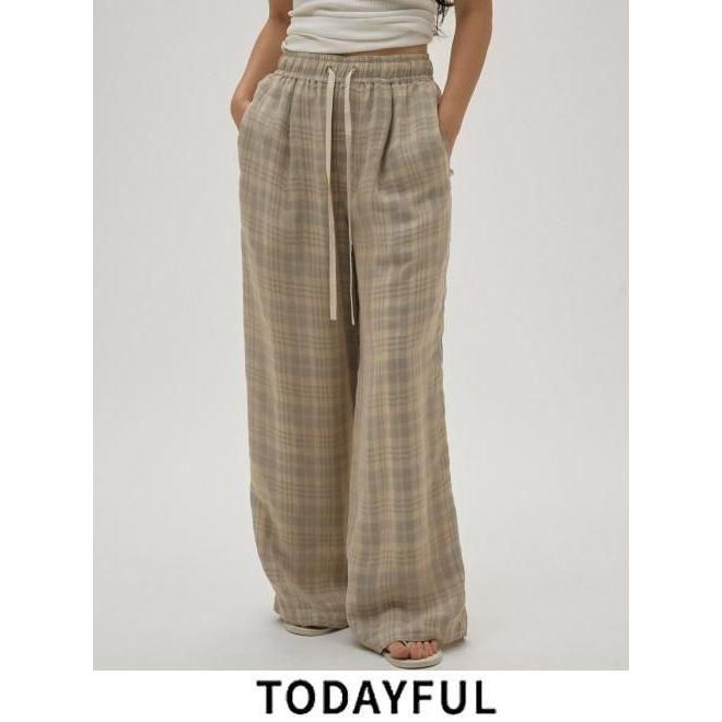 TODAYFUL トゥデイフル Check Jacquard Pants☆ 26春夏予約 12610710