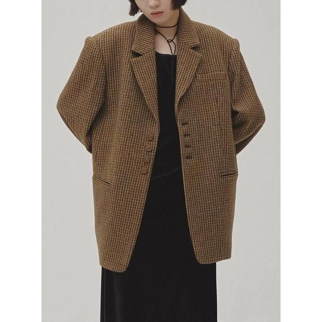 TODAYFUL トゥデイフル Wool100% Check Jacket☆ 26秋冬予約 12620101