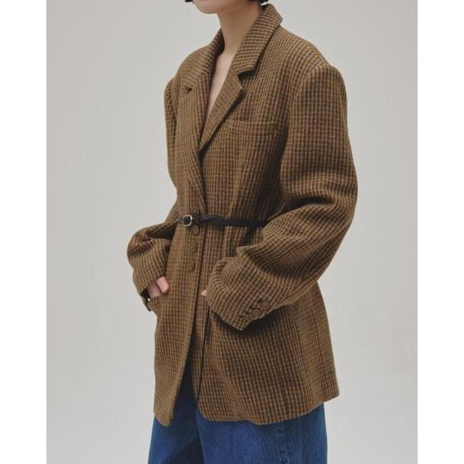 TODAYFUL トゥデイフル Wool100% Check Jacket☆ 26秋冬予約 12620101