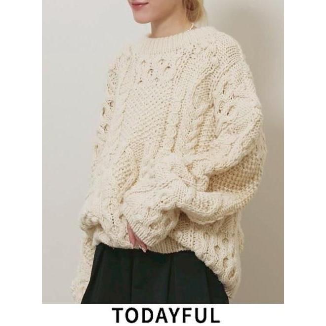 TODAYFUL (5倍ポイント~2/8) トゥデイフル Pattern Hand Knit☆ 26秋冬