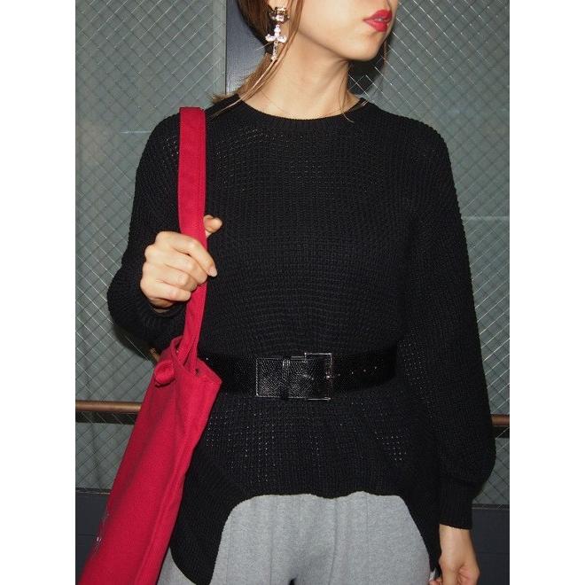 HONEY MI HONEY（ハニーミーハニー） cutout knit tops 17秋冬 17A-RO