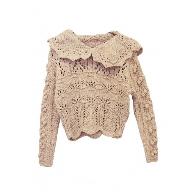HONEY MI Honey mi / ハニーミーハニー sailor knit 17秋冬 17A