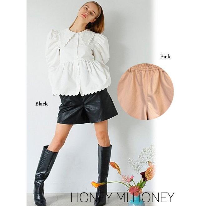 激安販促品 Honey Mi Honey ハニーミーハニー Leather High Waist Short Pants 21春夏 21s Ta 02 ショートパンツ 激安大阪 Paynow Universalpapershredding Com