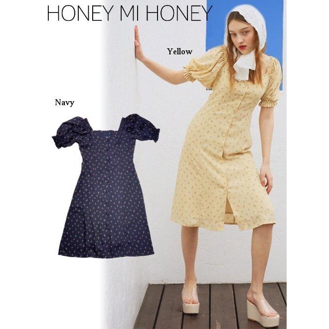 期間限定特価 Honey Mi Honey ハニーミーハニー Rose Chiffon Puff One Piece 21春夏 21s Ta 42 フレアワンピース 好評 Www Doctor Plan Com
