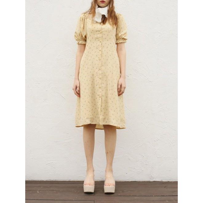 期間限定特価 Honey Mi Honey ハニーミーハニー Rose Chiffon Puff One Piece 21春夏 21s Ta 42 フレアワンピース 好評 Www Doctor Plan Com