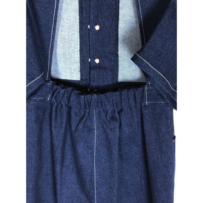 HONEY MI HONEY（ハニーミーハニー） denim puff rompers 22春夏. 22S