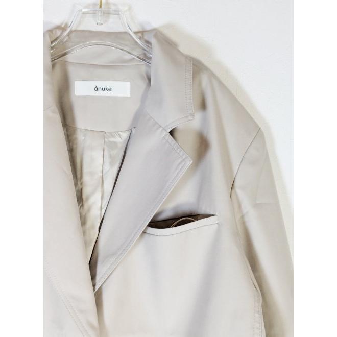anuke（アンヌーク） (セール50%OFF) Twill Over Jacket 24春夏