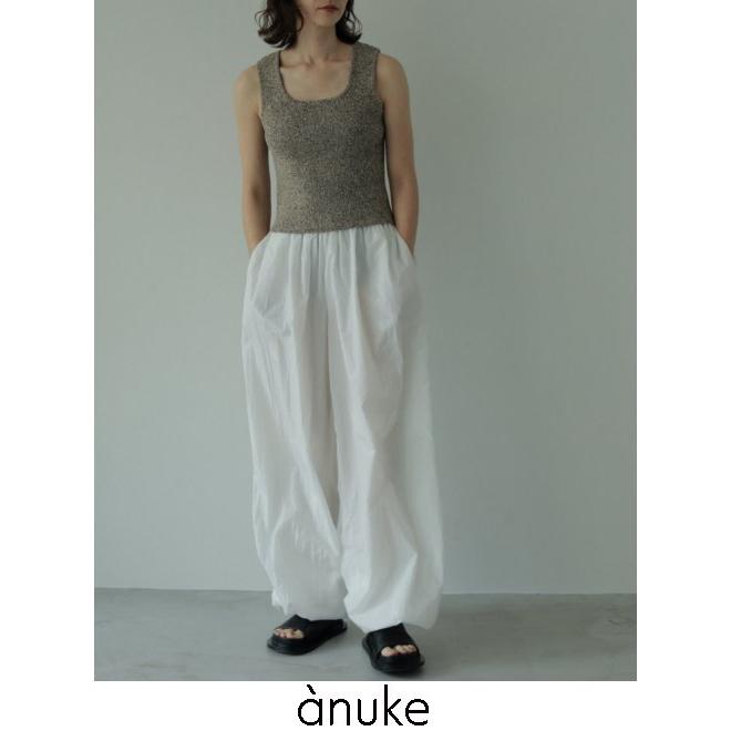 anuke アンヌーク Nylon Volume Pants 24春夏予約 62410710 入荷予定 
