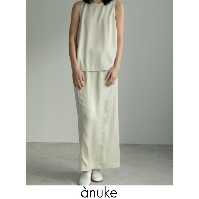 anuke アンヌーク Satin Pencil Skirt 24春夏 62410801 : 62410801 