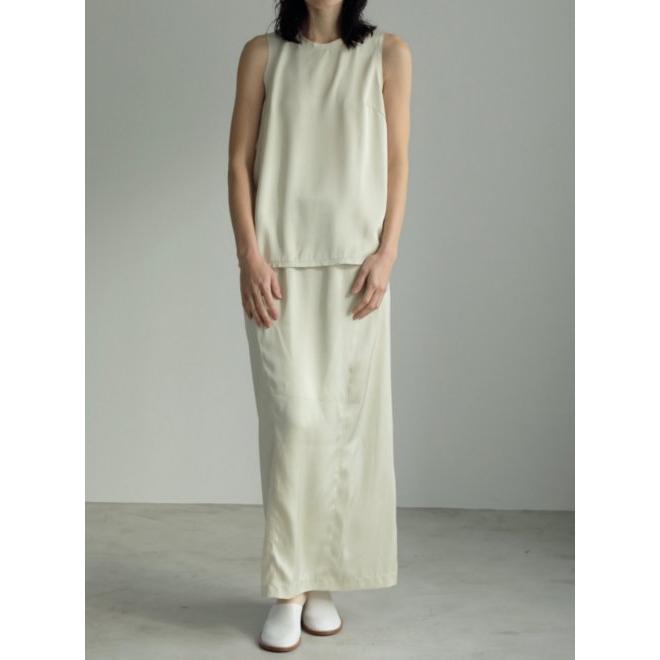 anuke アンヌーク Satin Pencil Skirt 24春夏 62410801 : 62410801 