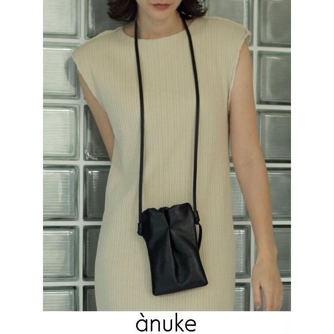 anuke アンヌーク Leather Pochette 24春夏 62411002 : Hearty Select 