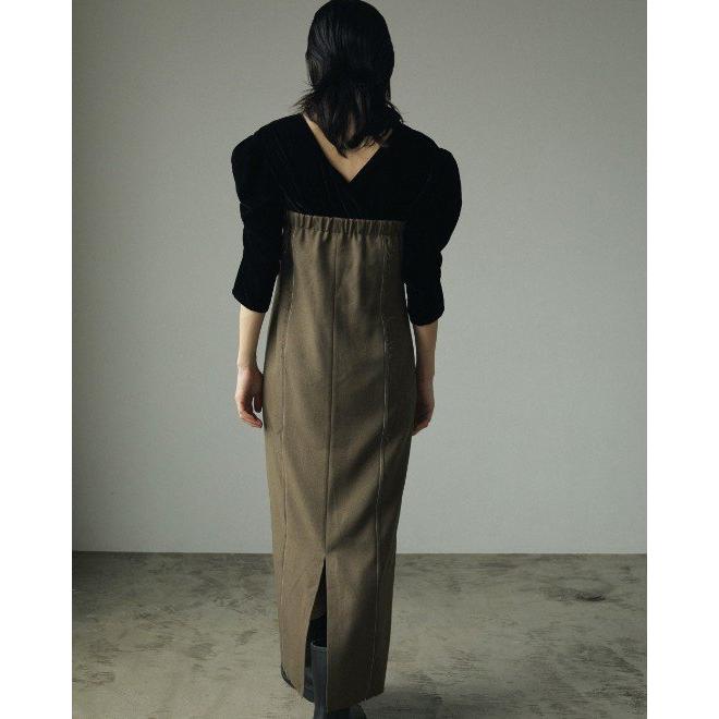 anuke (受注会~4/30 PT5倍) / アンヌーク Gather Velour Blouse anuke (受注会~4/30 PT5倍) / アンヌーク Gather Velour Blouse