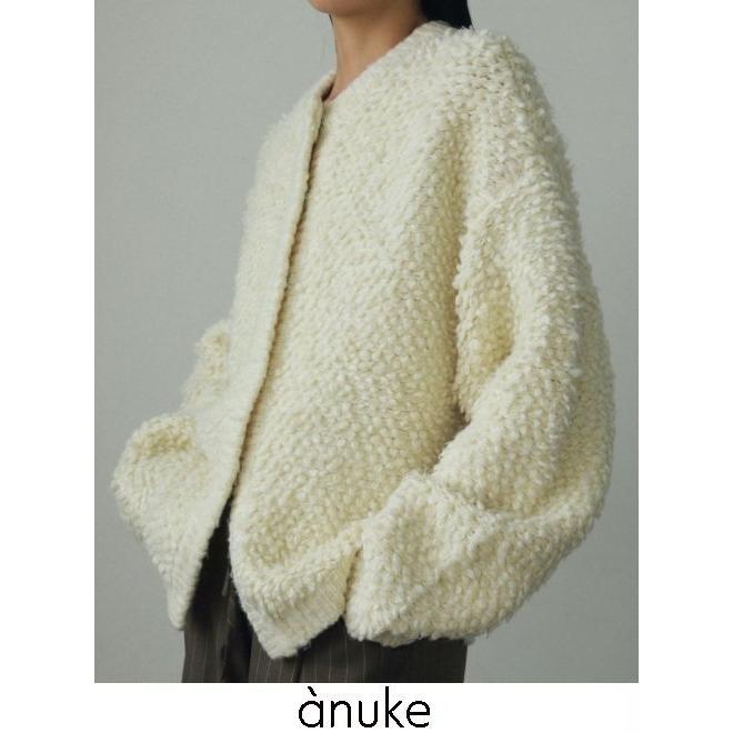 anuke（アンヌーク） (セール30%OFF) 2way Miniloop Knit 24秋冬