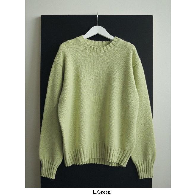 anuke / アンヌーク Crewneck Soft Knit 24秋冬 62420520 : Hearty 