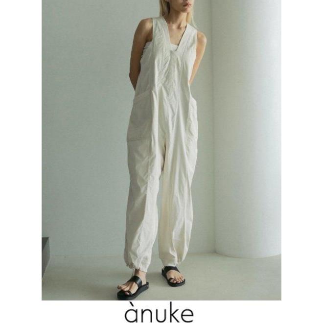 anuke (セール40%OFF) / アンヌーク Drawstring Vneck