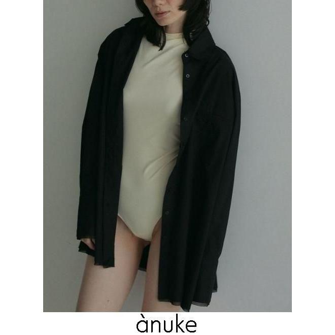 anuke（アンヌーク） (セール50%OFF) Cotton Oversize Shirts☆ 25春夏