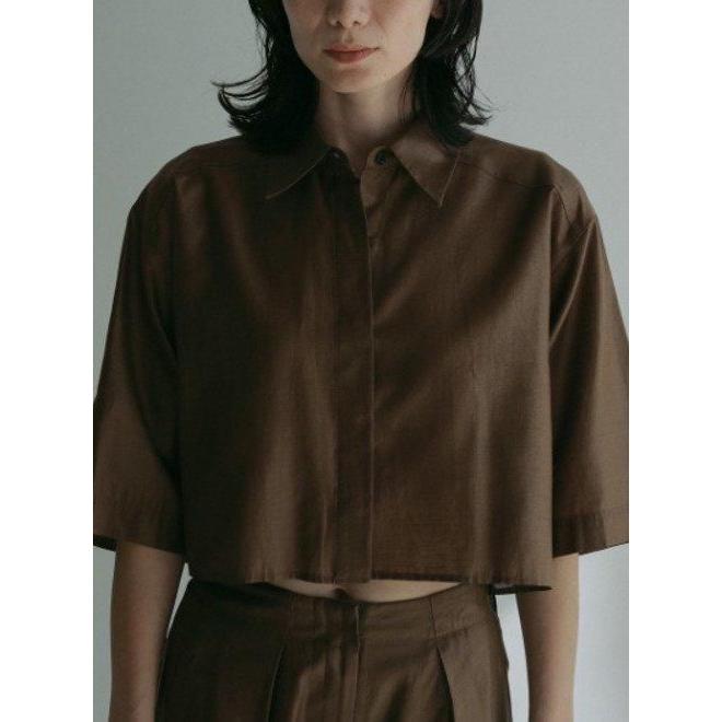 anuke（アンヌーク） (セール30%OFF) Halfsleeve Box Shirts☆ 25春夏 