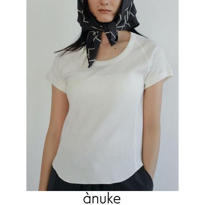 anuke（アンヌーク） Vintage Rib Tops 25春夏. 62510633 : Hearty