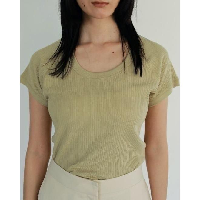 anuke（アンヌーク） Vintage Rib Tops 25春夏. 62510633 : Hearty