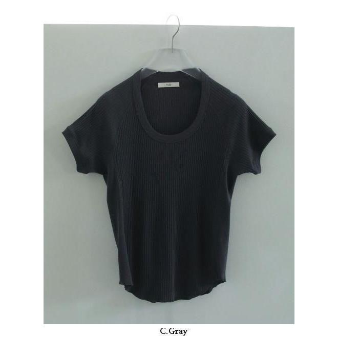anuke（アンヌーク） Vintage Rib Tops 25春夏. 62510633 : Hearty