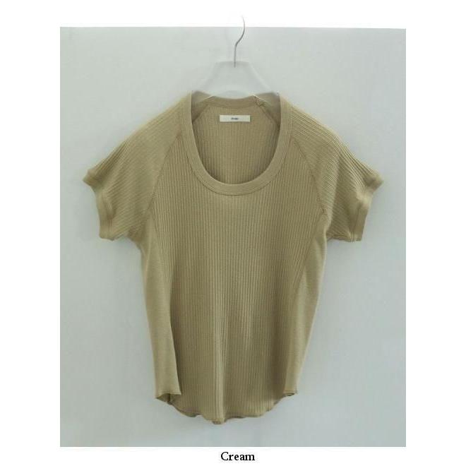 anuke（アンヌーク） Vintage Rib Tops 25春夏. 62510633 : Hearty