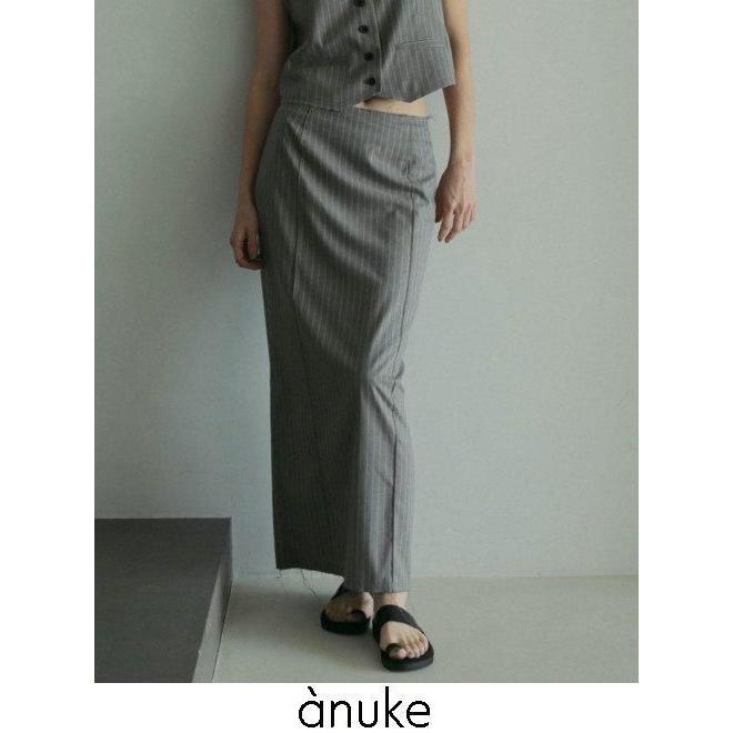 anuke（アンヌーク） (セール50%OFF) Cutoff Pencil Skirt☆ 25春夏