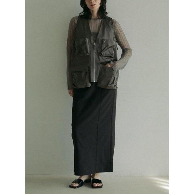 anuke（アンヌーク） (セール50%OFF) Cutoff Pencil Skirt☆ 25春夏