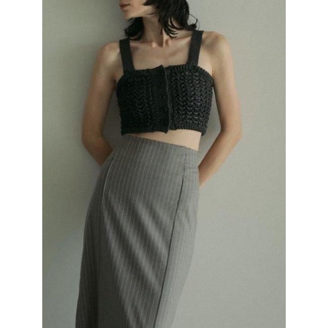 anuke（アンヌーク） (セール50%OFF) Cutoff Pencil Skirt☆ 25春夏