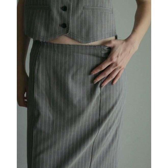 anuke（アンヌーク） (セール50%OFF) Cutoff Pencil Skirt☆ 25春夏
