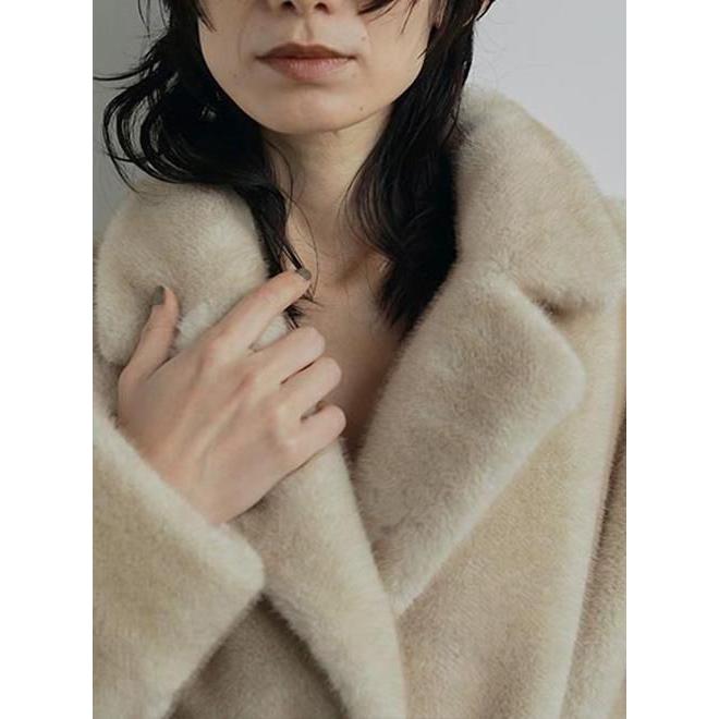 anuke（アンヌーク） Eco Minkfur Jacket☆ 25秋冬 62520101 : Hearty