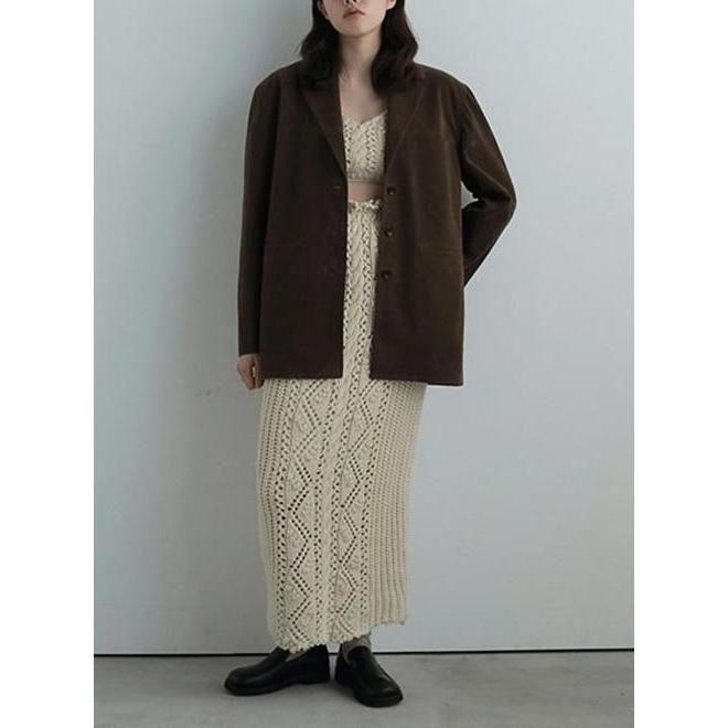 anuke（アンヌーク） Eco Suede Jacket☆ 25秋冬 62520102 : Hearty
