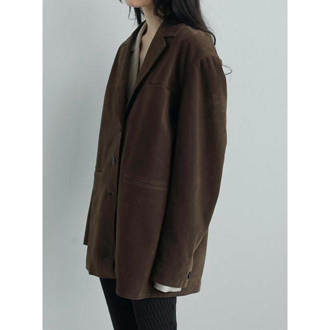 anuke（アンヌーク） Eco Suede Jacket☆ 25秋冬 62520102 : Hearty