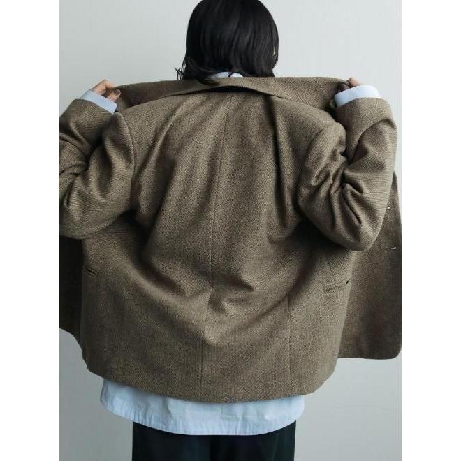 anuke（アンヌーク） Herringbone Wool Jacket 25秋冬 62520107