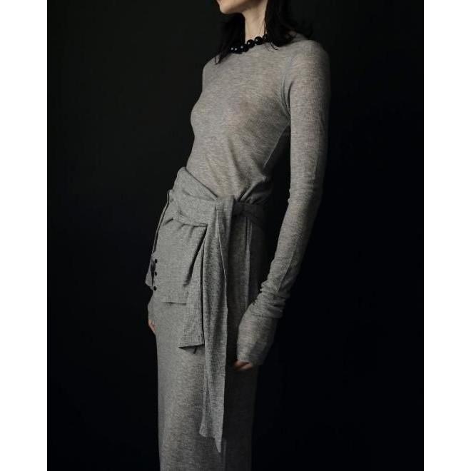 anuke（アンヌーク） シアーリブカーディガン Sheer Rib Cardigan