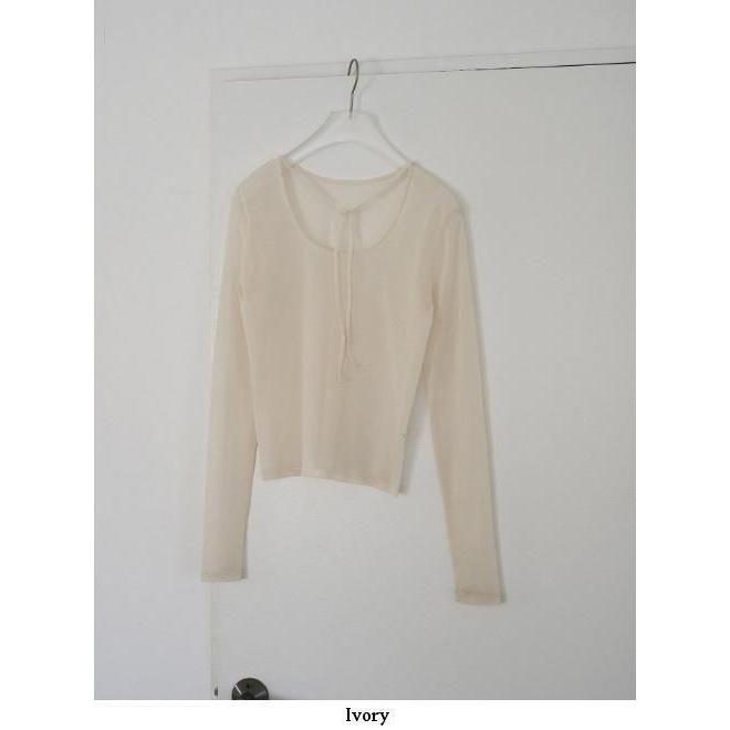 anuke（アンヌーク） 2way Sheer Tops 26春夏予約 62520609 入荷予定