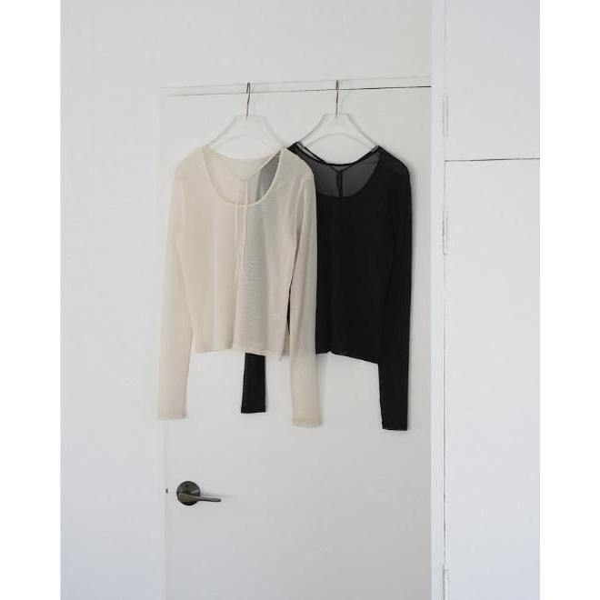 anuke（アンヌーク） 2way Sheer Tops 26春夏予約 62520609 入荷予定