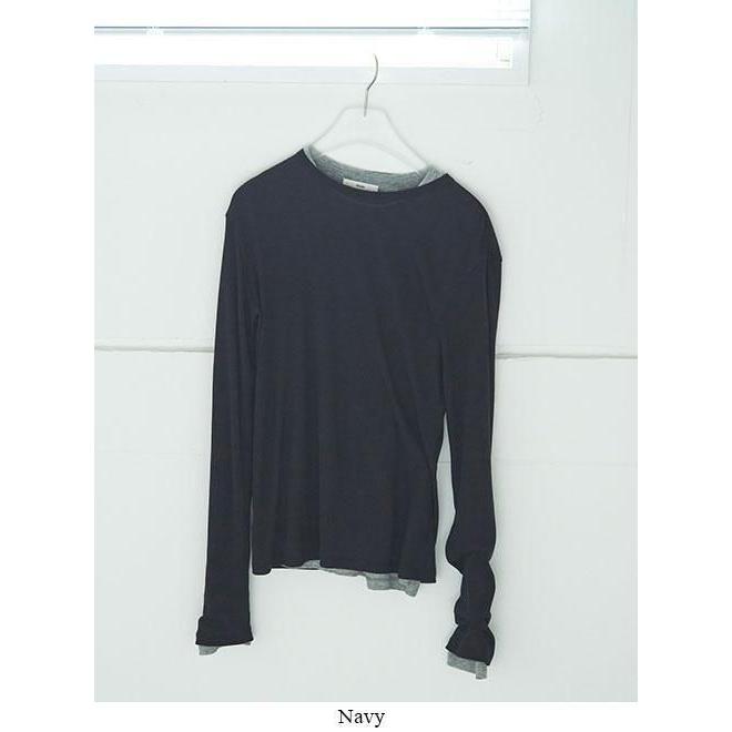 anuke（アンヌーク） (最終セール40%OFF) Layered Sheer Long T-shirts