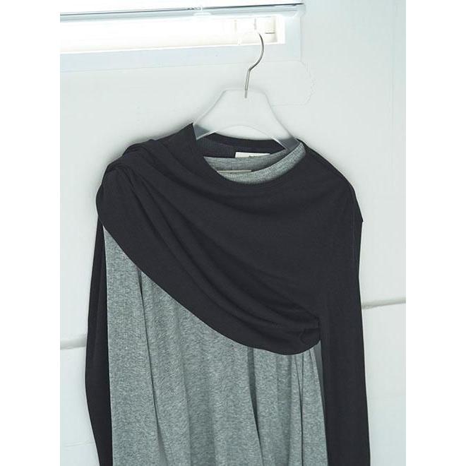 anuke（アンヌーク） (最終セール40%OFF) Layered Sheer Long T-shirts