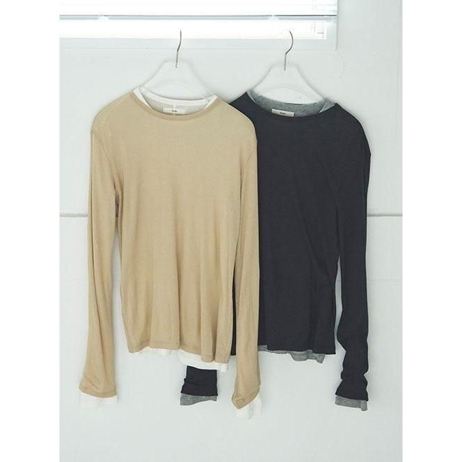 トップス 00s HELMUT LANG SHEER LONG SLEEVE TEE Helmut Lang Sheer Logo Tee | HELMUTLANG.COM