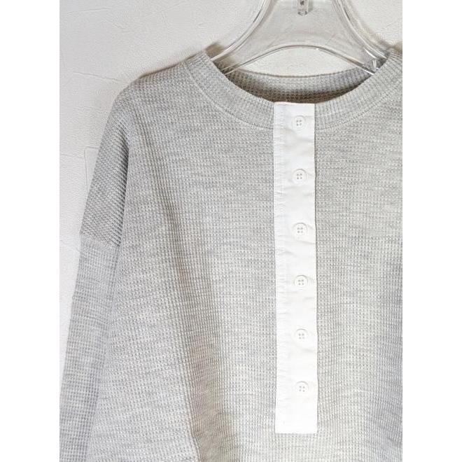 新品✴︎ anuke｜Waffle Henley Tops ànuke online store（アンヌーク） / Waffle Henley TopsWaffle
