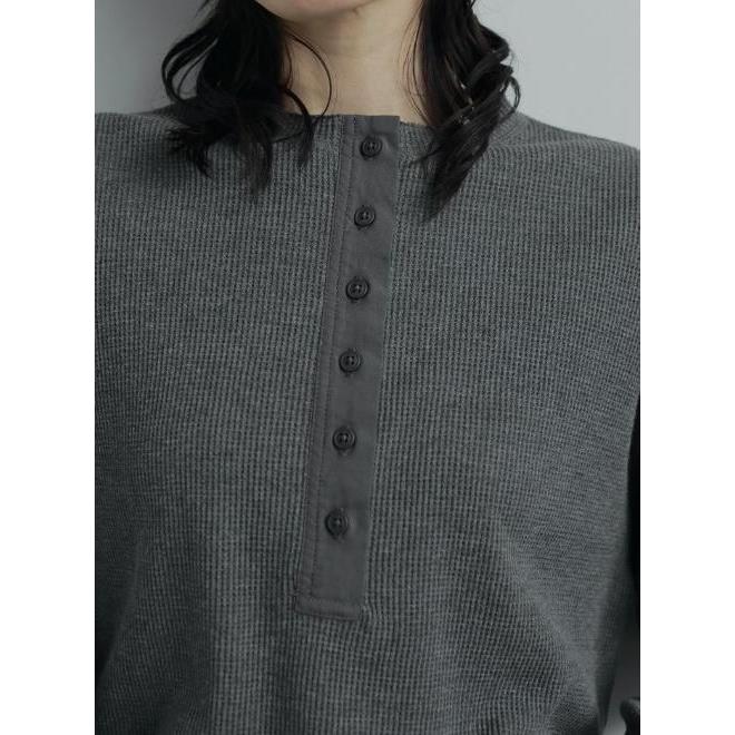 anuke / アンヌーク Waffle Henley Tops☆ 25秋冬 62520628