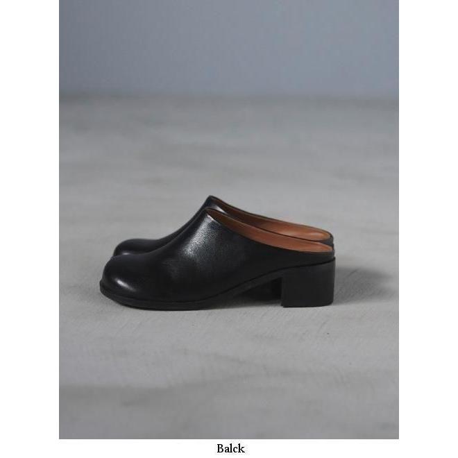anuke / アンヌーク Ecoleather Heel Slip-ons☆ 25秋冬