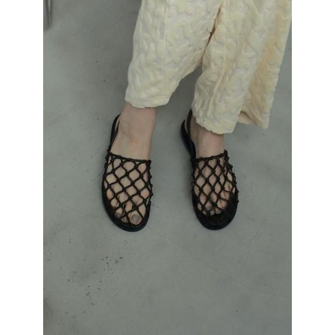anuke（アンヌーク） Braid Flat Shoes☆ 25秋冬 62521028 : Hearty