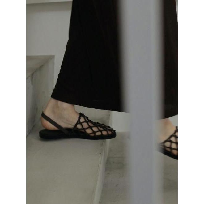 anuke（アンヌーク） Braid Flat Shoes☆ 25秋冬 62521028 : Hearty