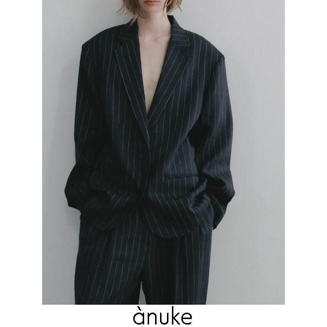 anuke（アンヌーク） Over Linen Jacket☆ 26春夏予約 62610104 入荷